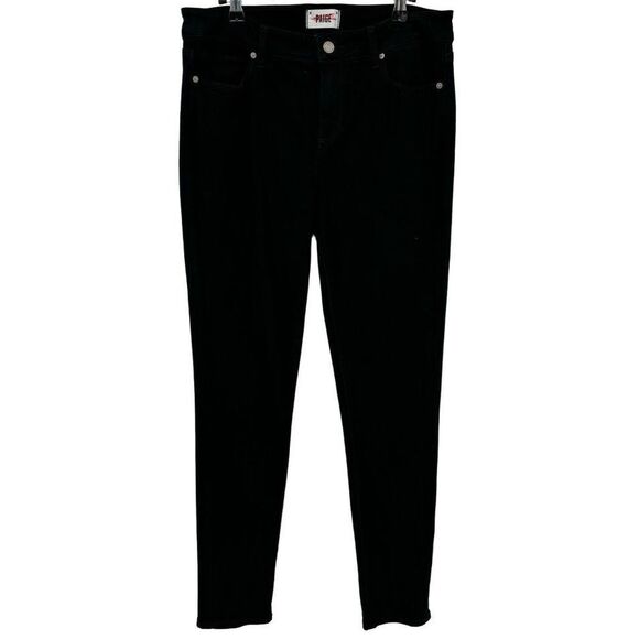 Paige Verdugo Ultra Skinny Jeans Black Size 31 - Picture 1 of 9